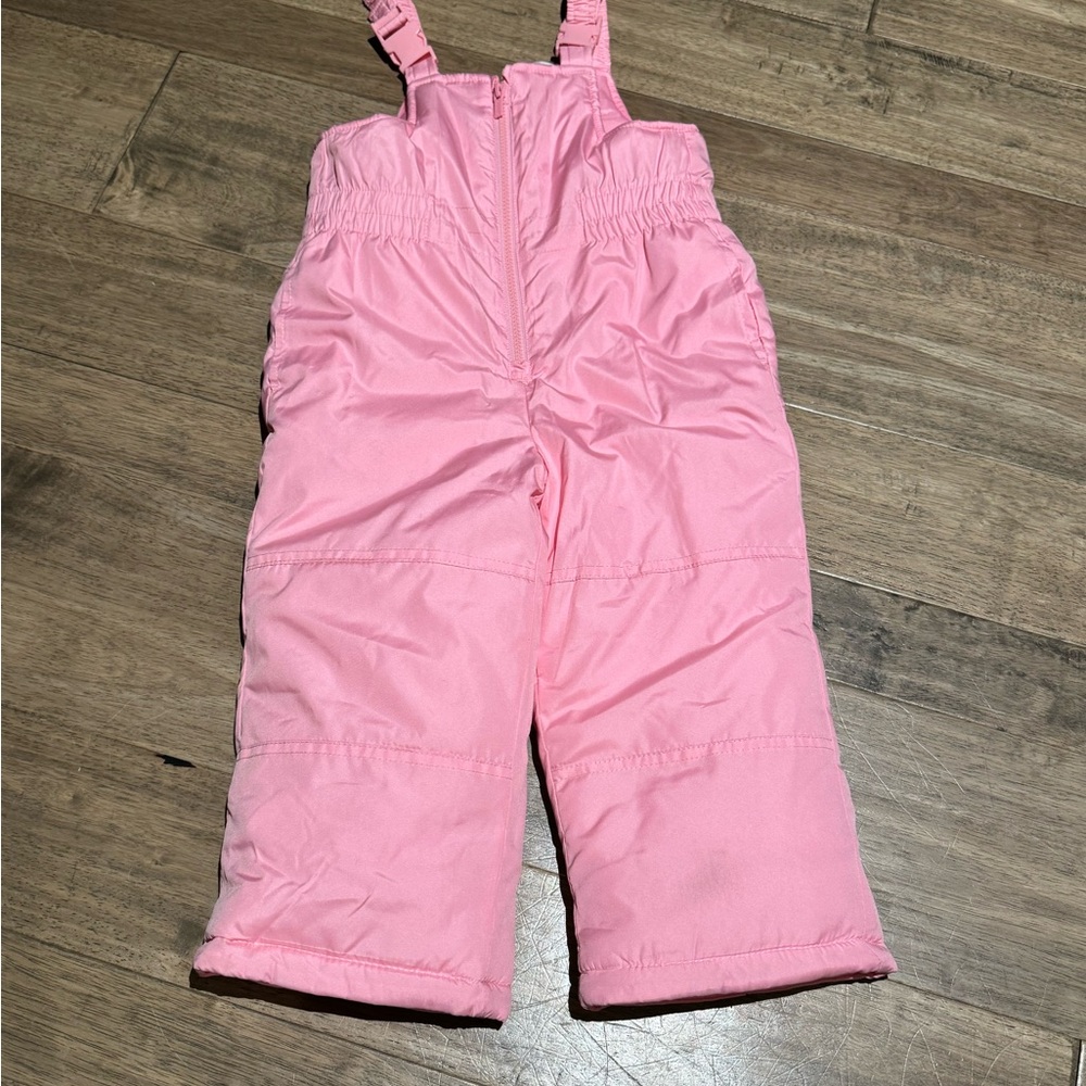 4t Carter’s Pink Kids Snow pants / Bib NWT